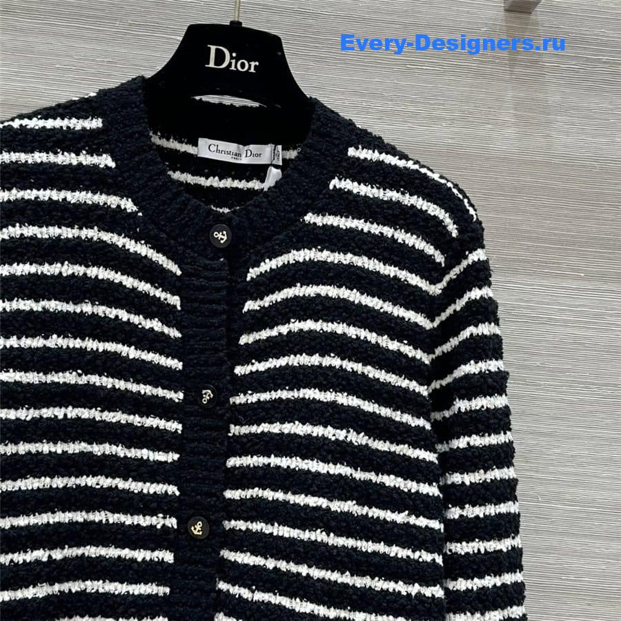 D10r striped cardigan jacket