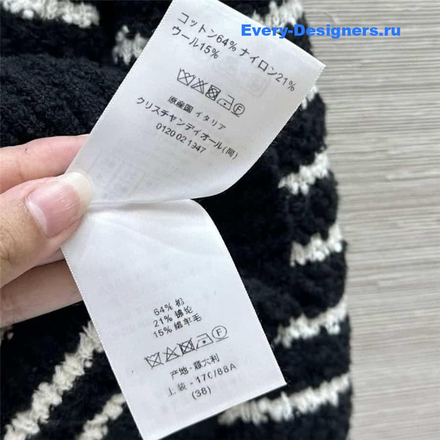 D10r striped cardigan jacket