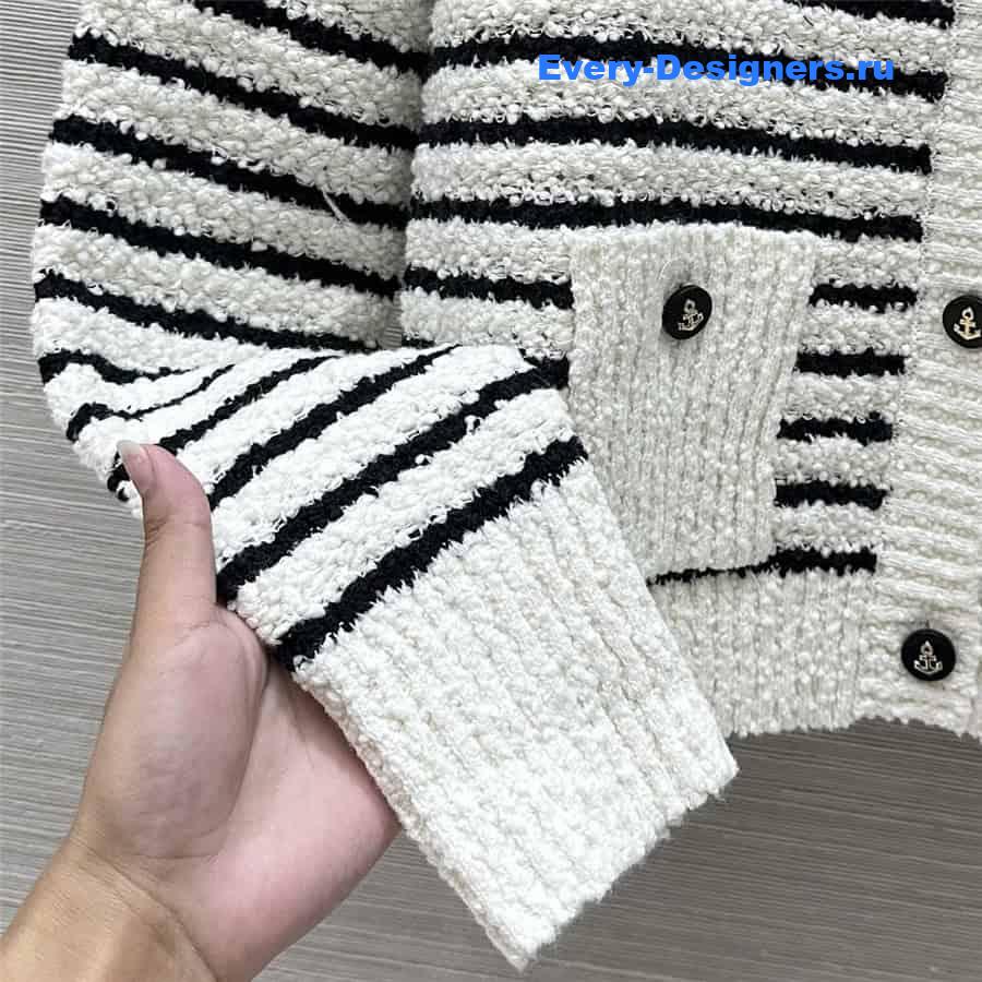 D10r striped cardigan jacket