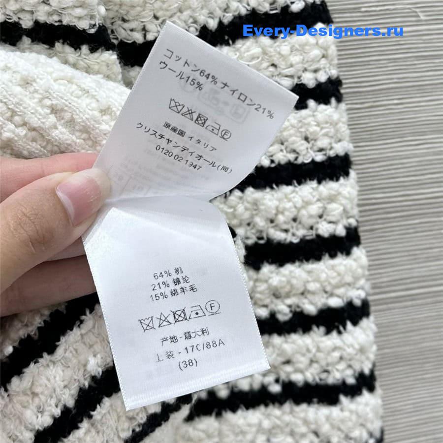 D10r striped cardigan jacket