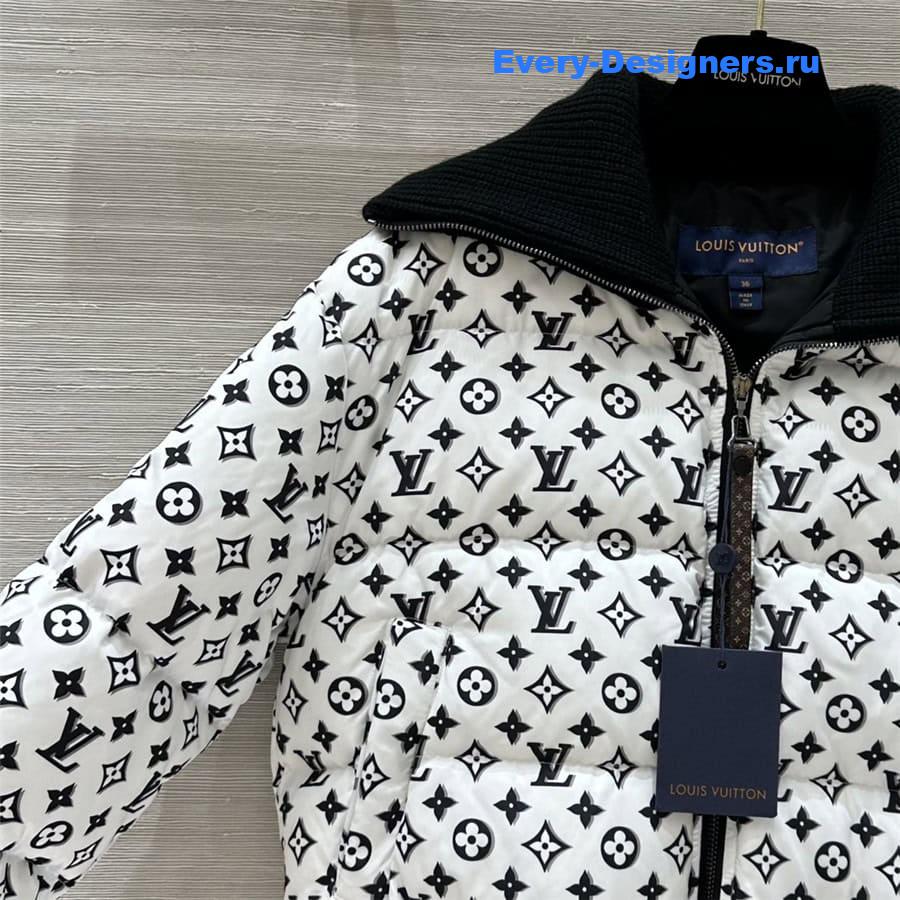 l0vis Vvtt0n lv logo short down jacket