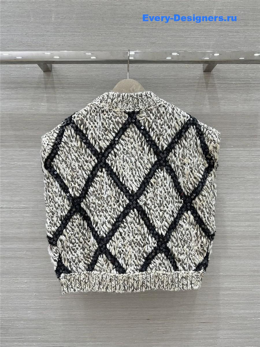 BC Cropped Crochet Vest