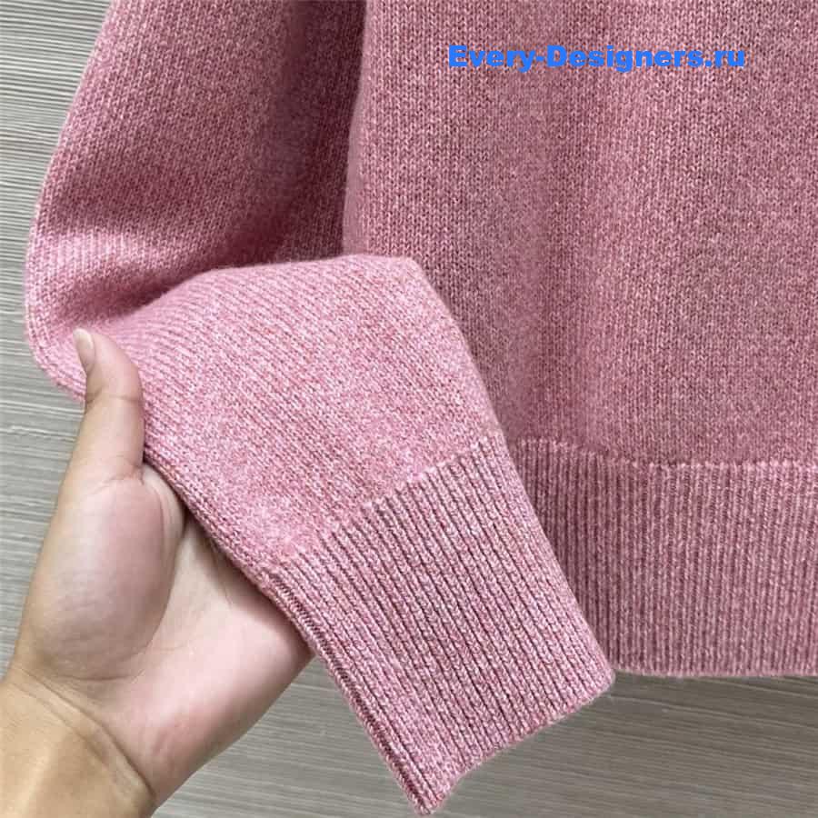 CC Applique Knit Sweater in Pink