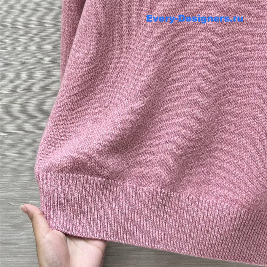 CC Applique Knit Sweater in Pink