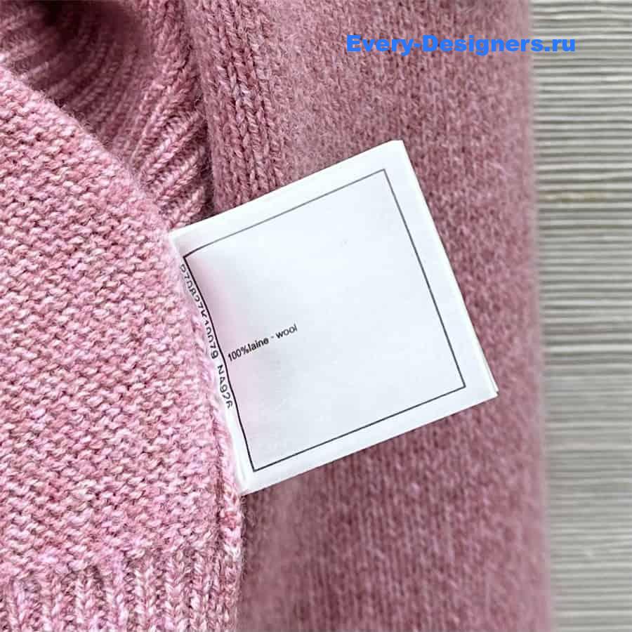 CC Applique Knit Sweater in Pink
