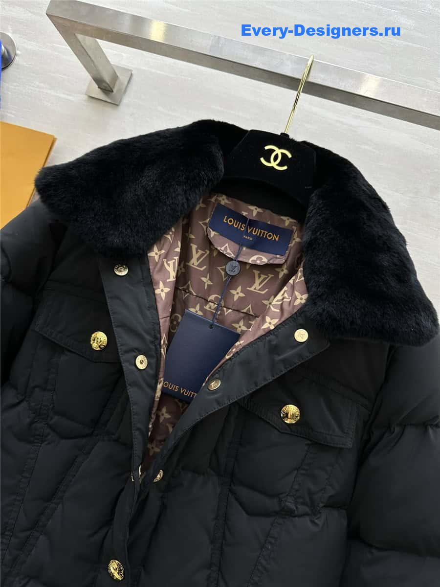 l0vis Vvtt0n lv lapel down jacket