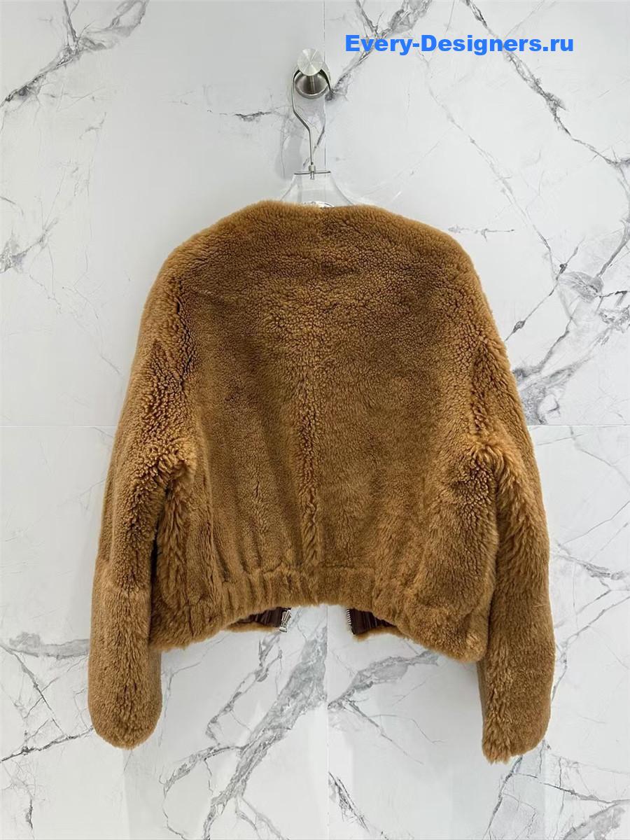 L0r0 P1ana wool and shearling coat