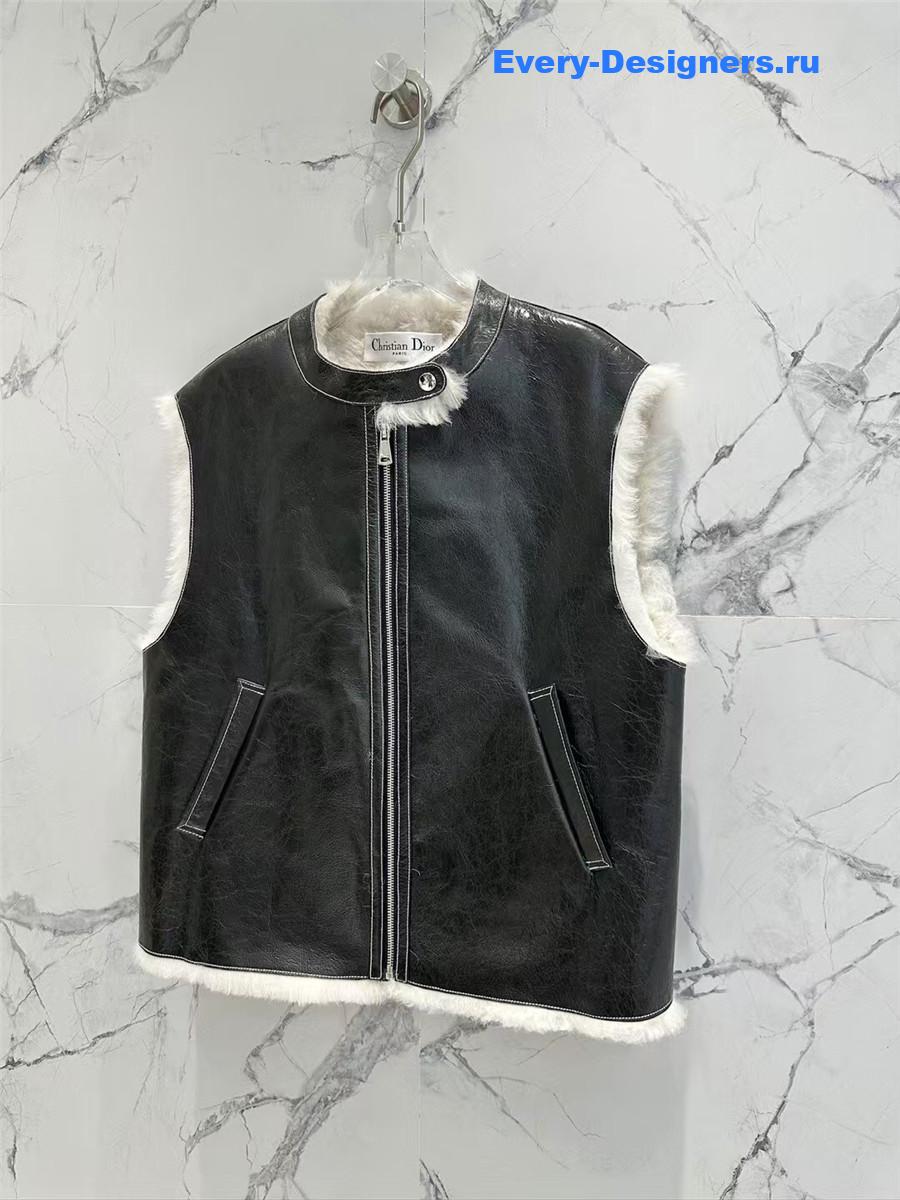 D10r sheepskin shearling vest