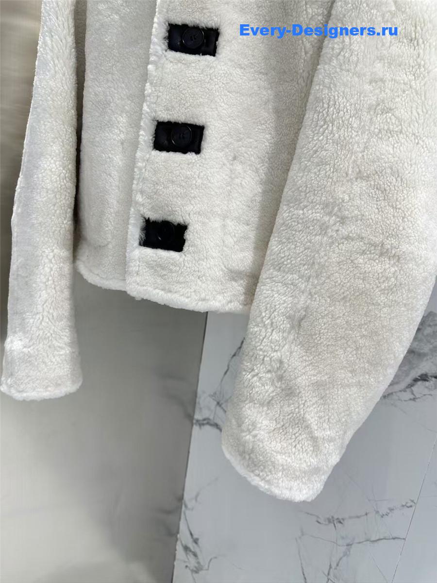 D10r double-sided sheepskin fur coat