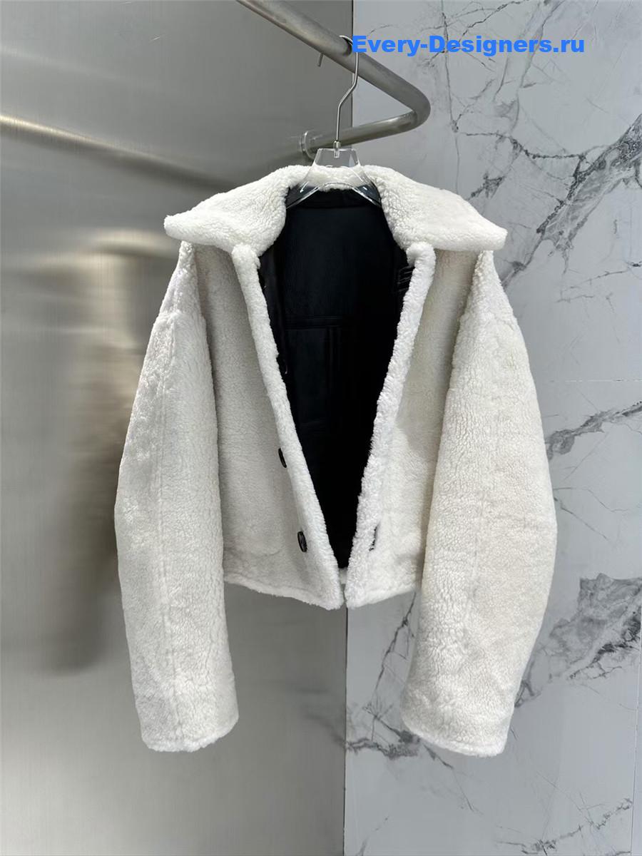 D10r double-sided sheepskin fur coat