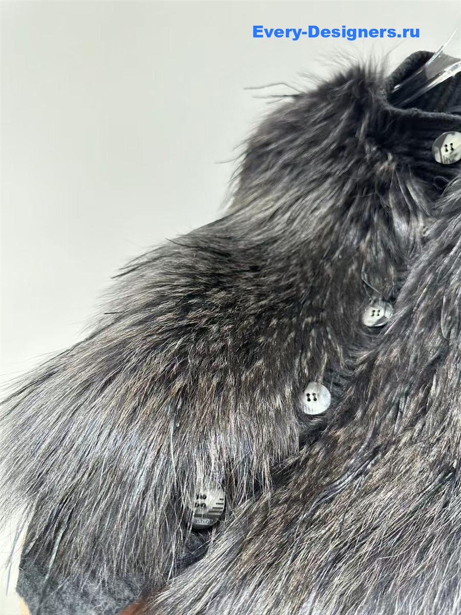 F**di fox fur vest