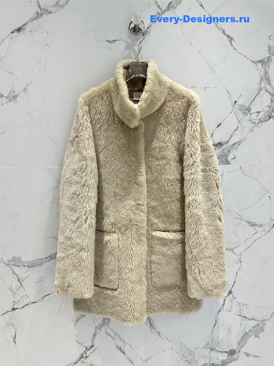 The R0w wool shearling coat