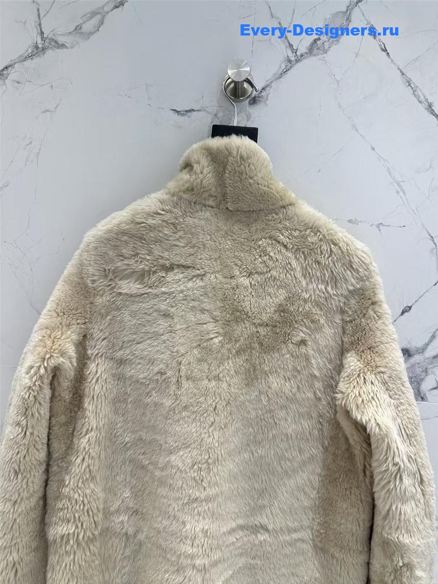 The R0w wool shearling coat