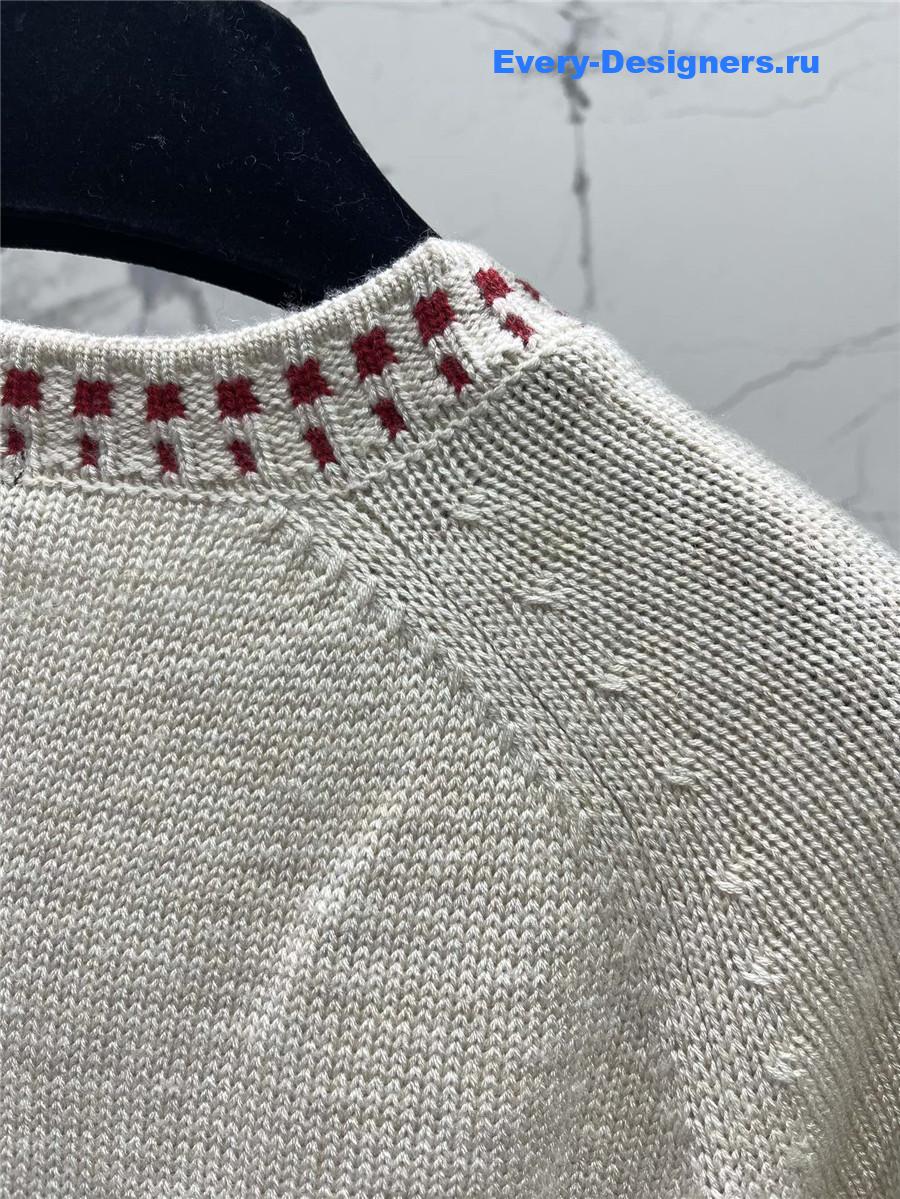 CC Logo Thread Knit Cardigan