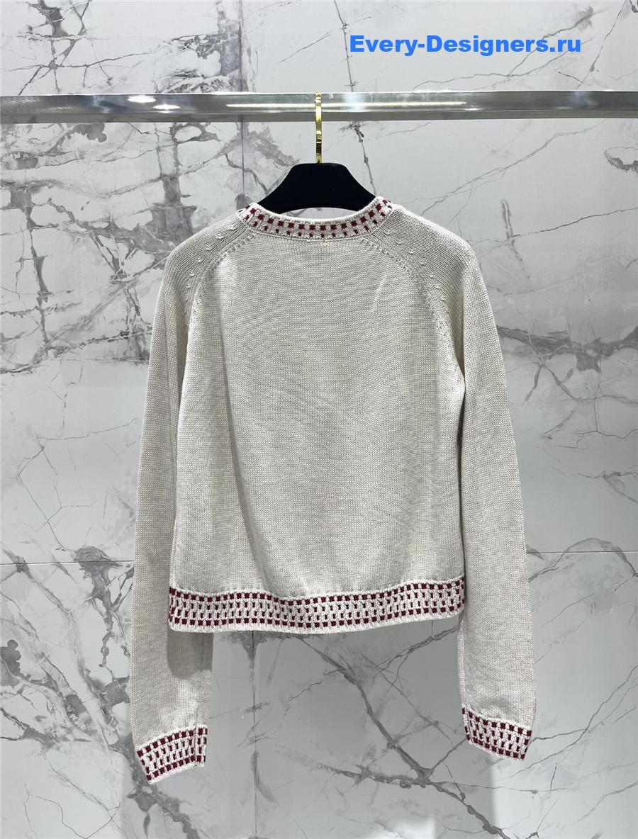 CC Logo Thread Knit Cardigan