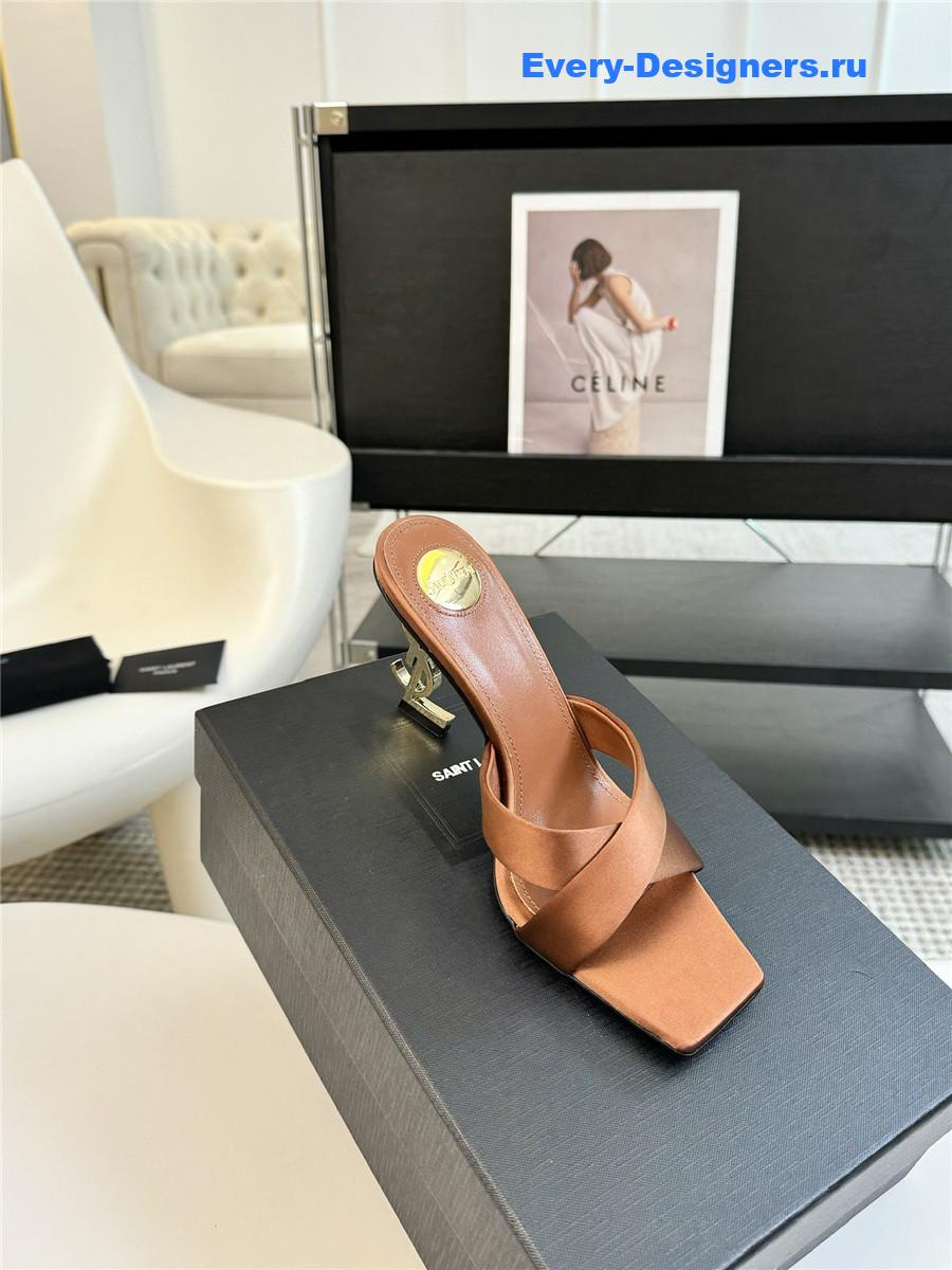 Y51 cross strap Y51 logo high heels