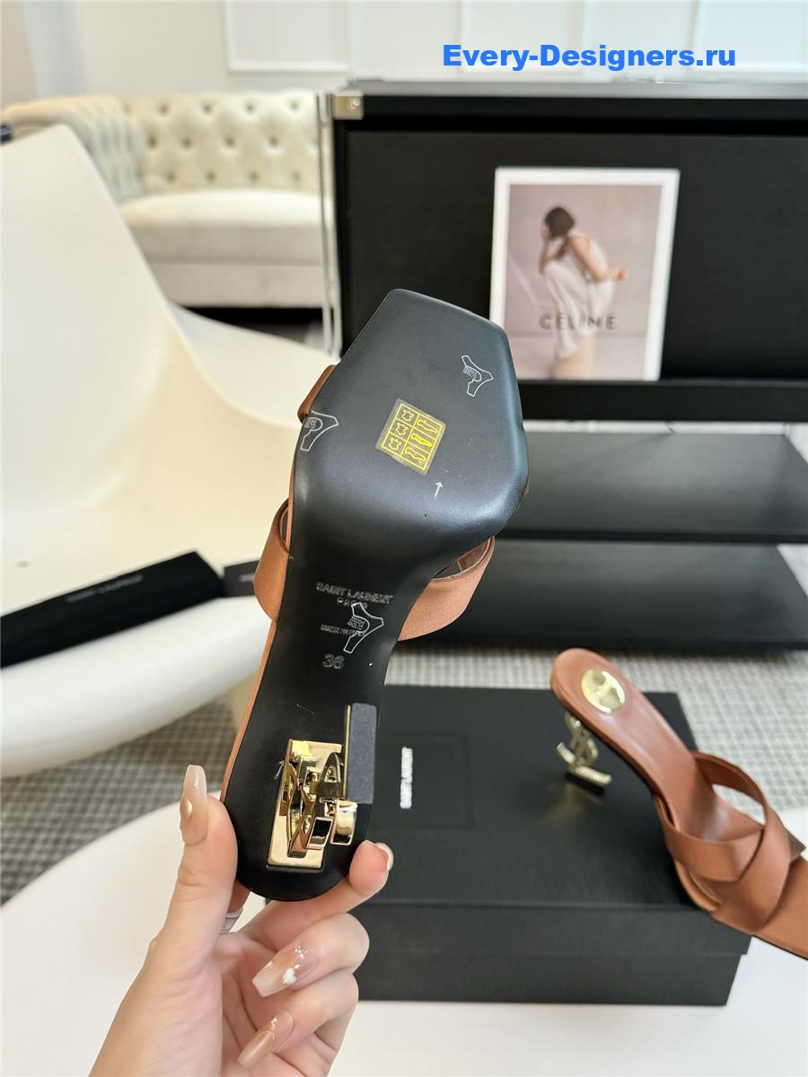 Y51 cross strap Y51 logo high heels