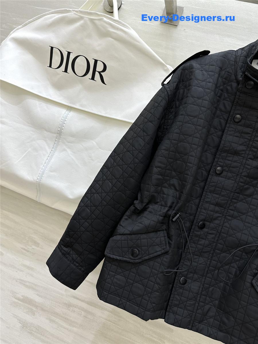D10r drawstring waist stand collar coat