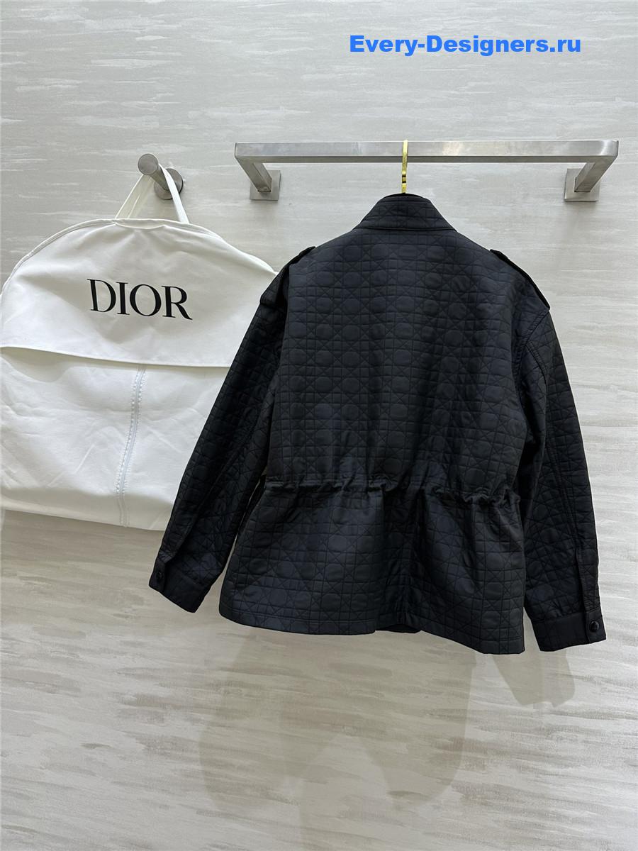 D10r drawstring waist stand collar coat