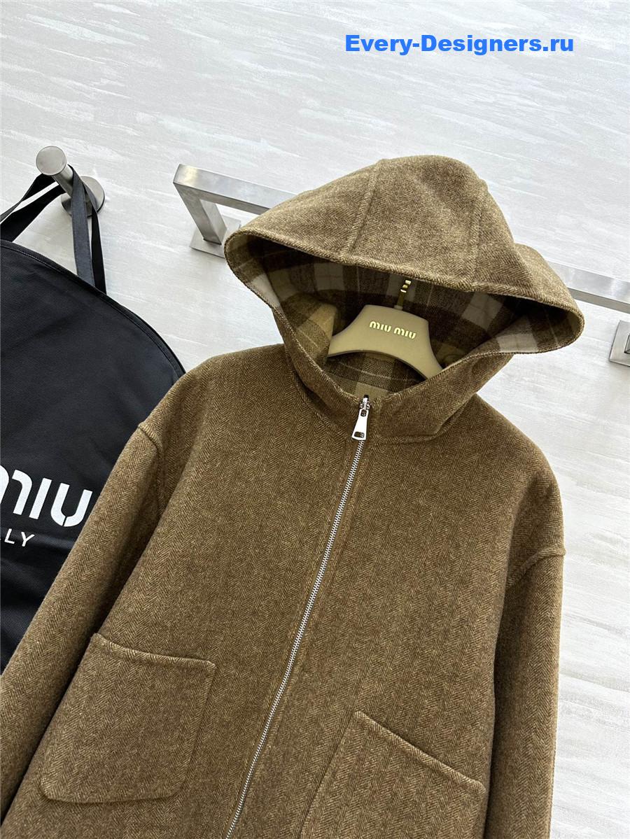 M1um1u handmade wool coat