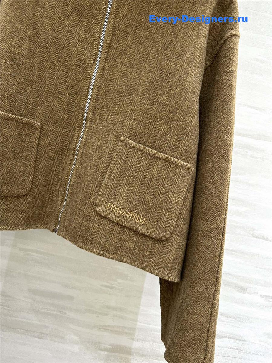 M1um1u handmade wool coat