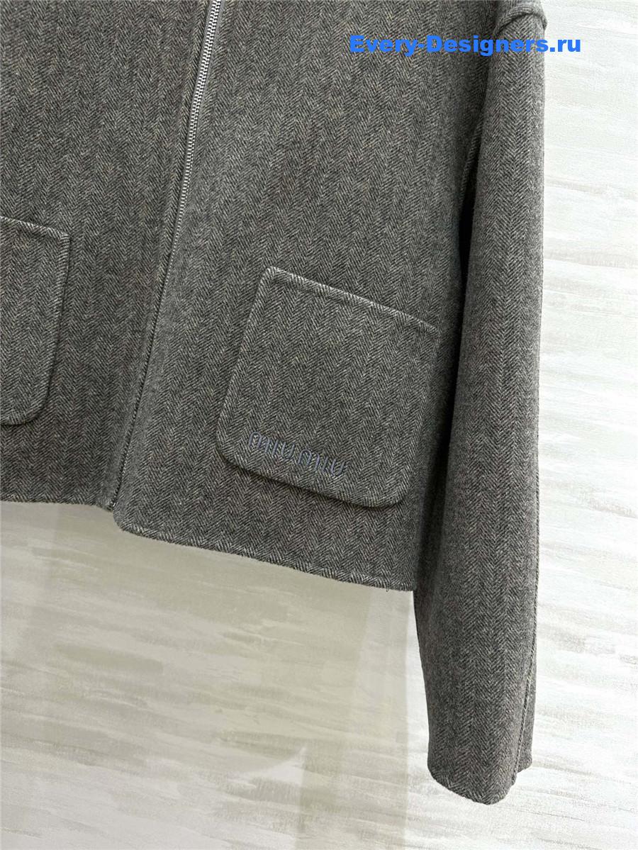 M1um1u handmade wool coat
