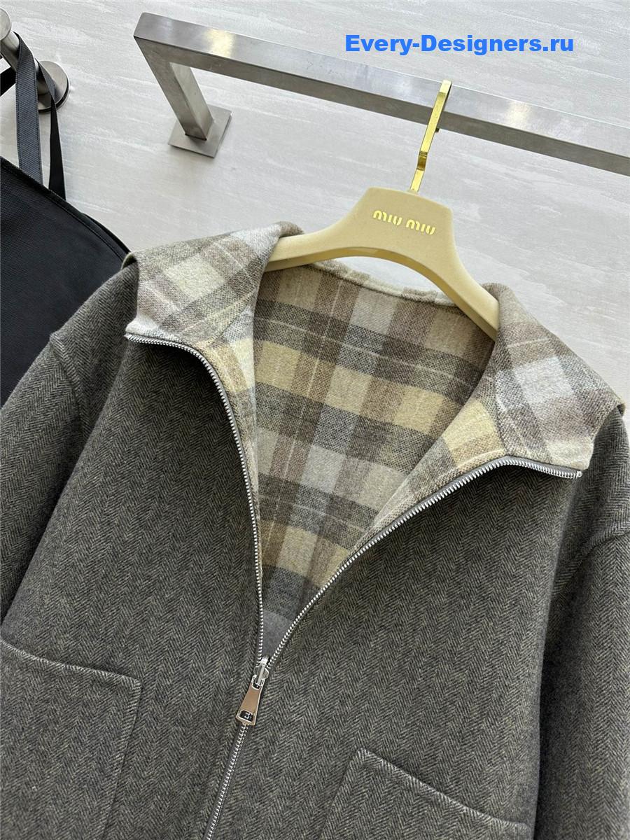 M1um1u handmade wool coat