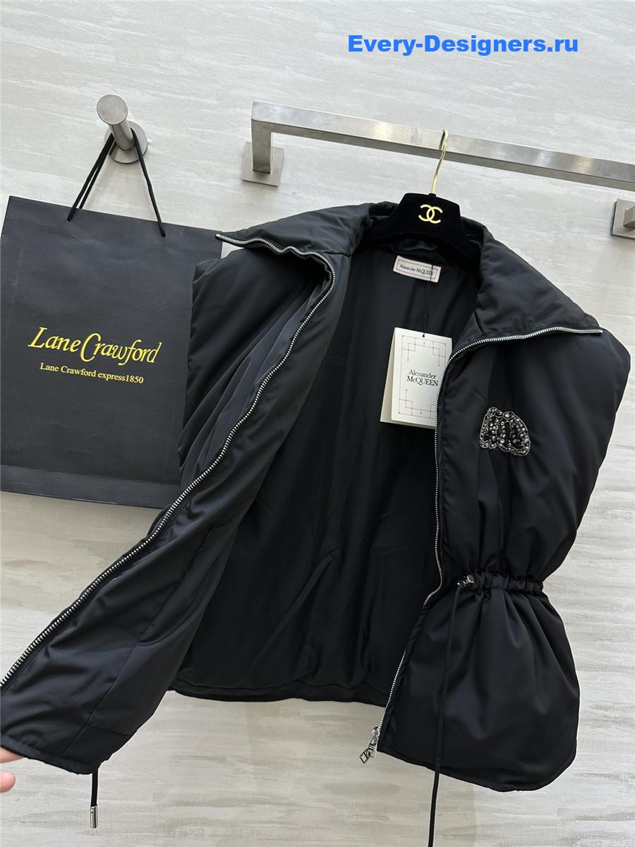 a1exa*der Mcqv*en rhinestone down vest