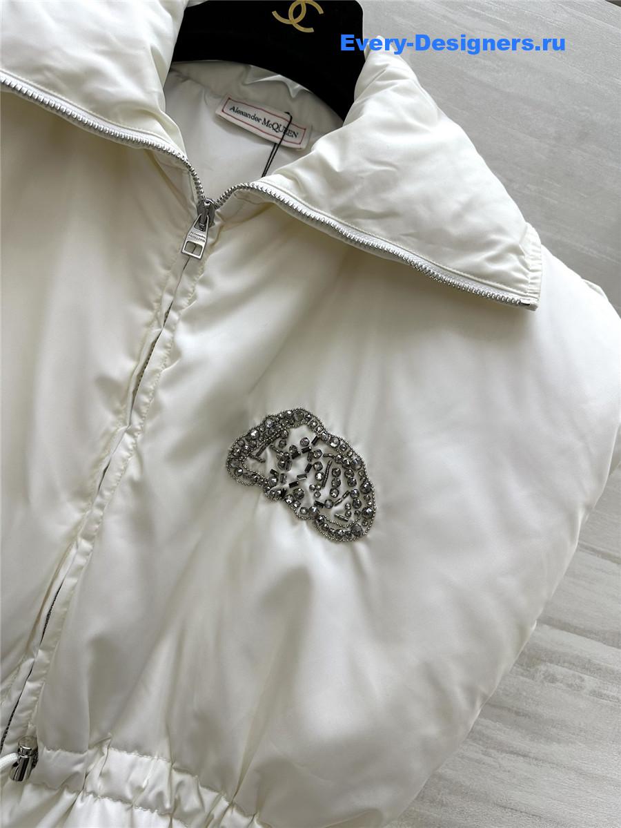 a1exa*der Mcqv*en rhinestone down vest