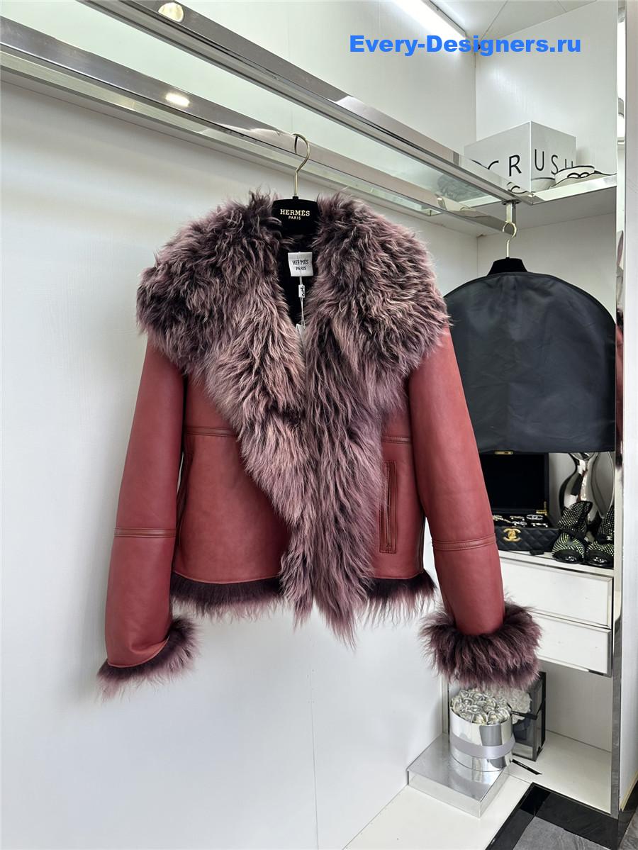 H**me5 shearling coat