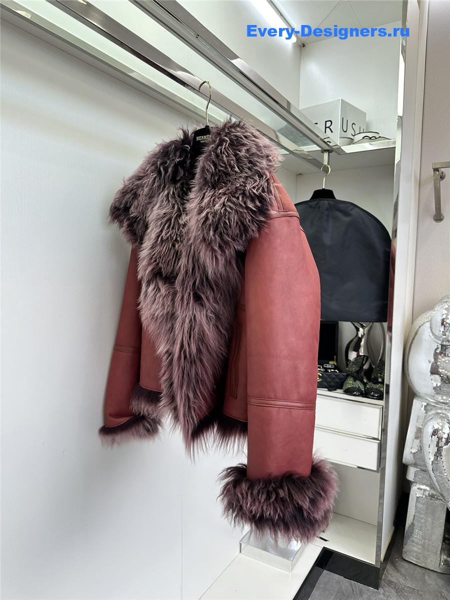 H**me5 shearling coat