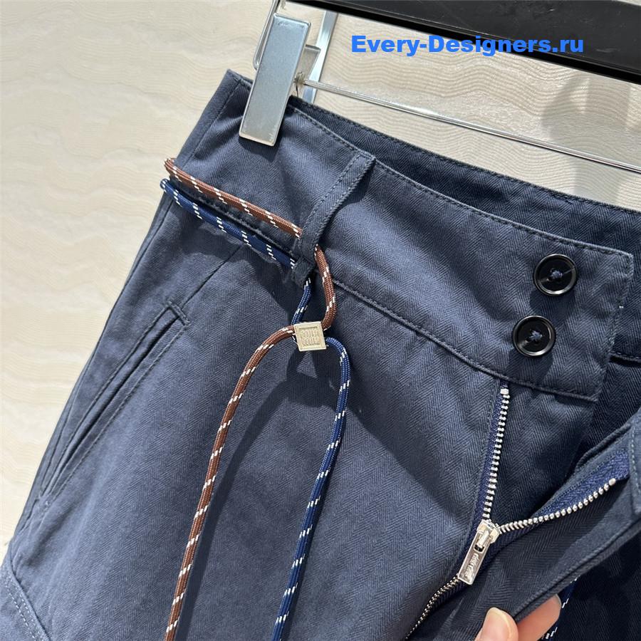 M1um1u cargo pocket straight pants