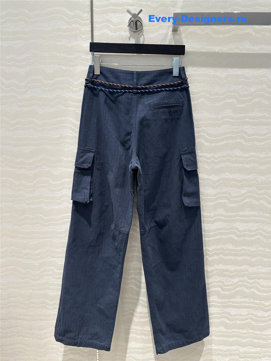M1um1u cargo pocket straight pants