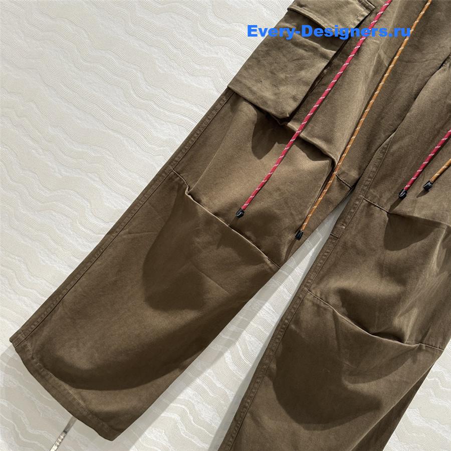 M1um1u cargo pocket straight pants