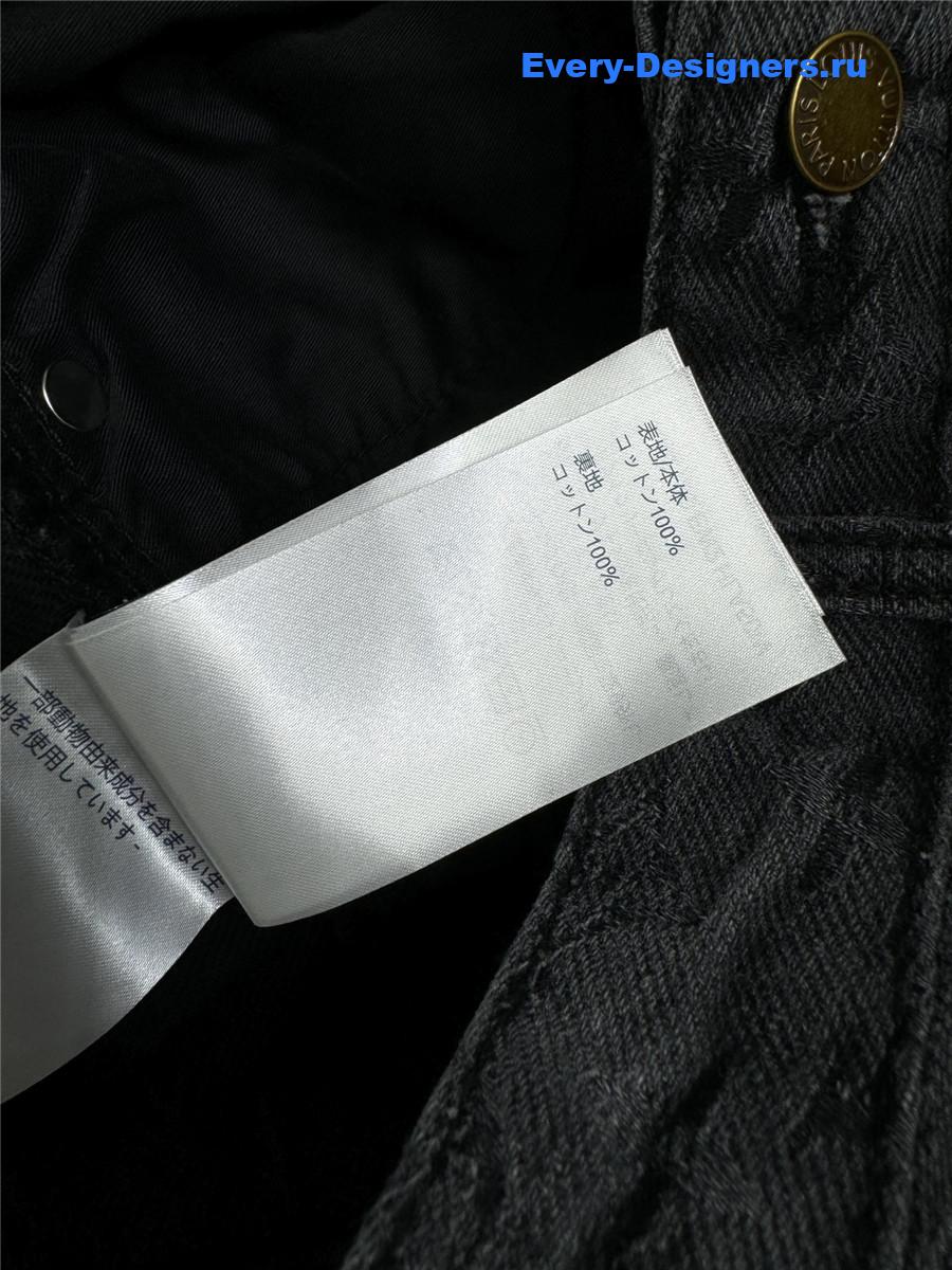 l0vis Vvtt0n lv jacquard printed denim trousers