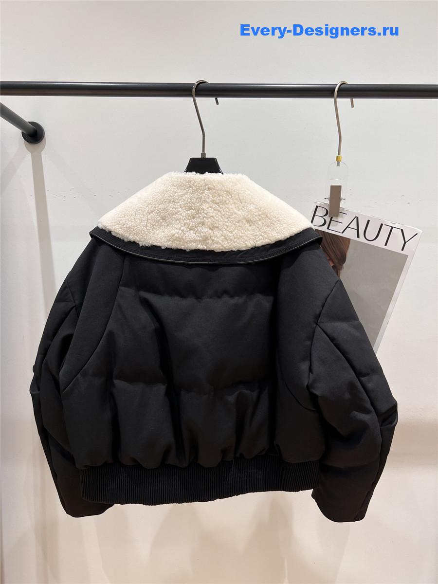 M1um1u lambswool down jacket