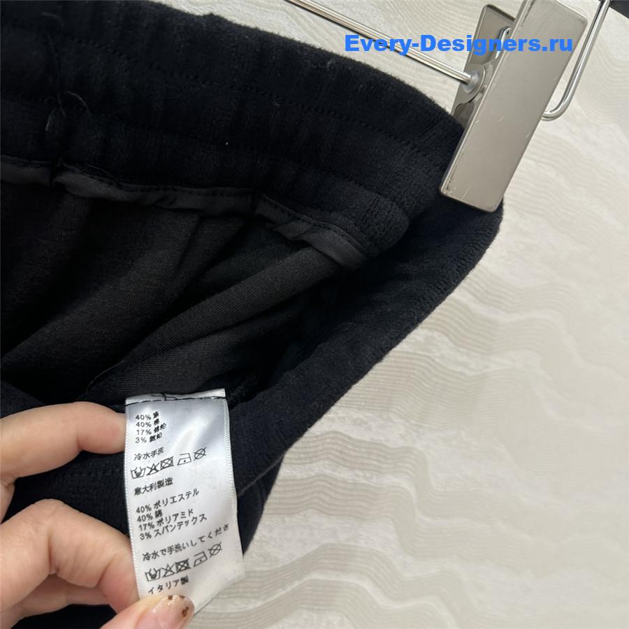 M1um1u cotton velvet straight pants