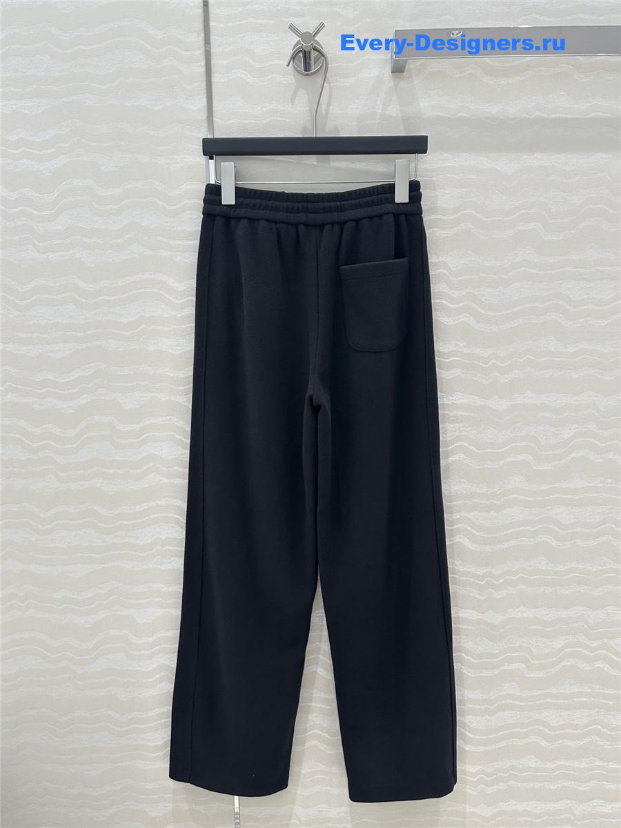 M1um1u cotton velvet straight pants