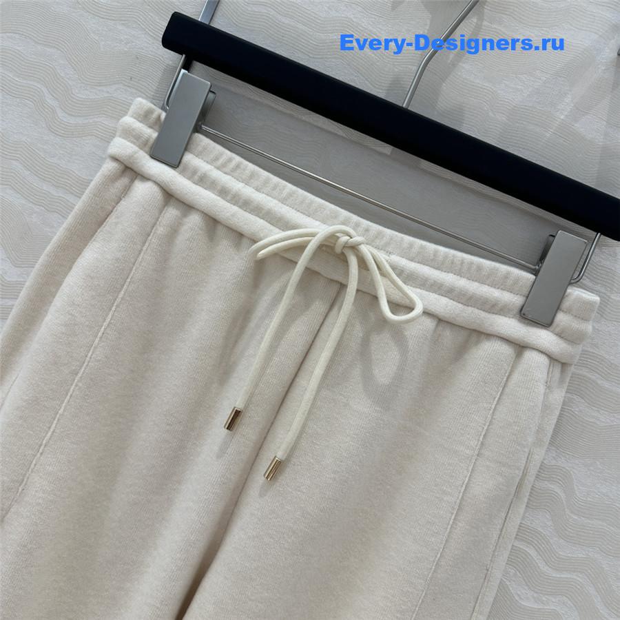 M1um1u cotton velvet straight pants