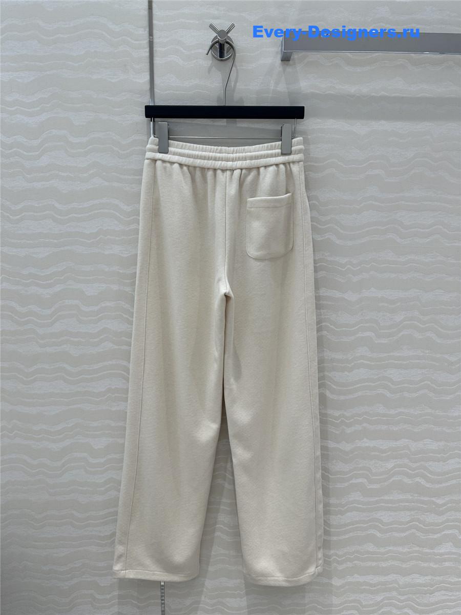 M1um1u cotton velvet straight pants