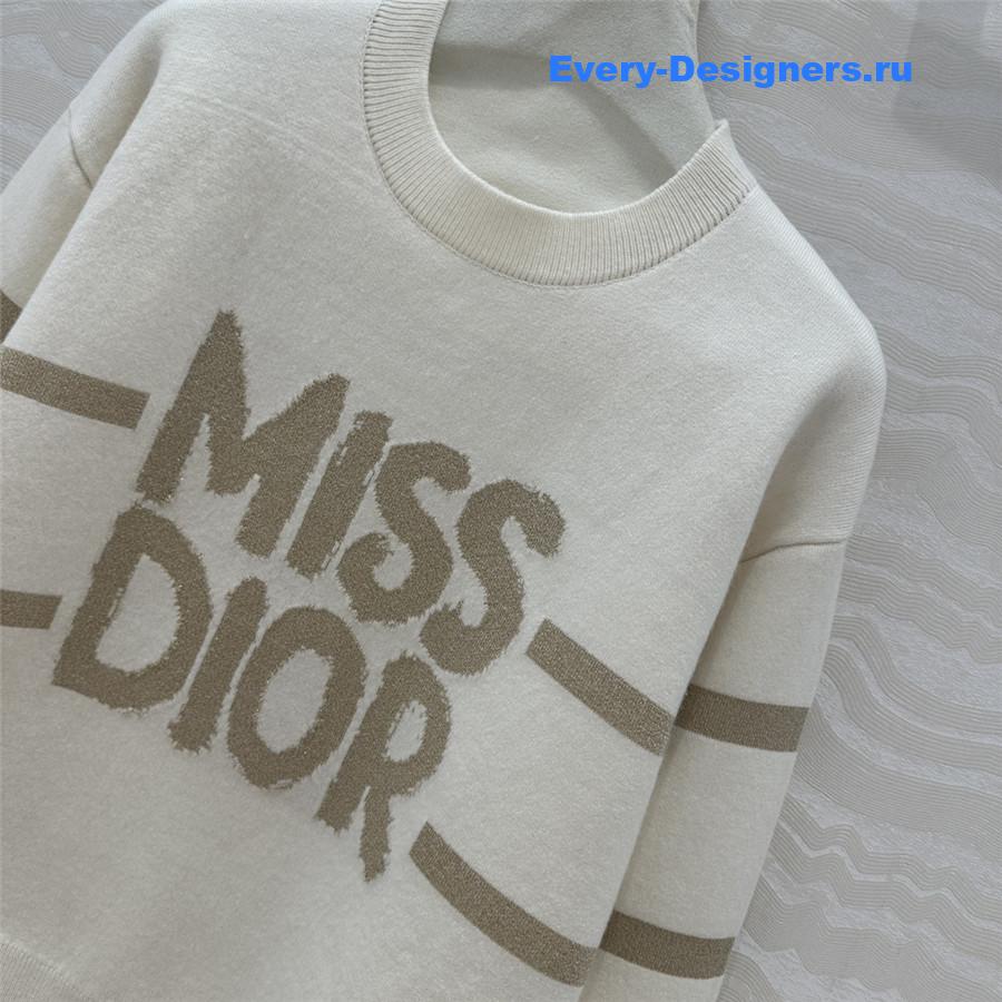 D10r graffiti motif cashmere sweater