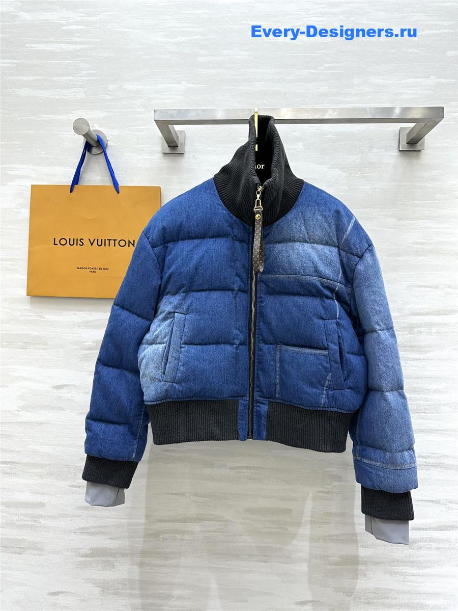 l0vis Vvtt0n lv denim jacket down coat