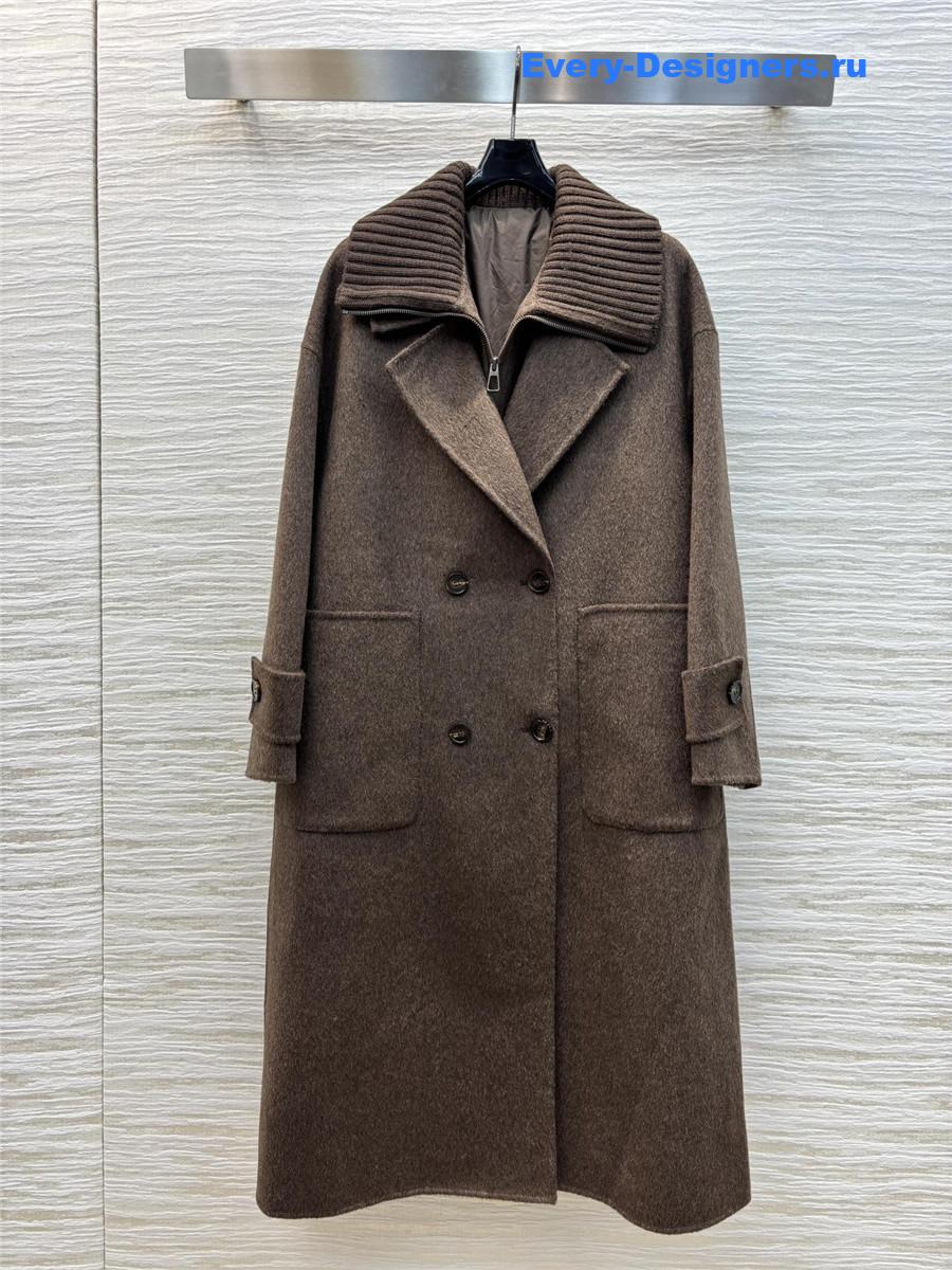 L0r0 P1ana two-piece wool coat