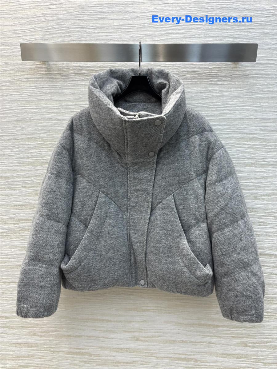 L0r0 P1ana stand collar short down jacket