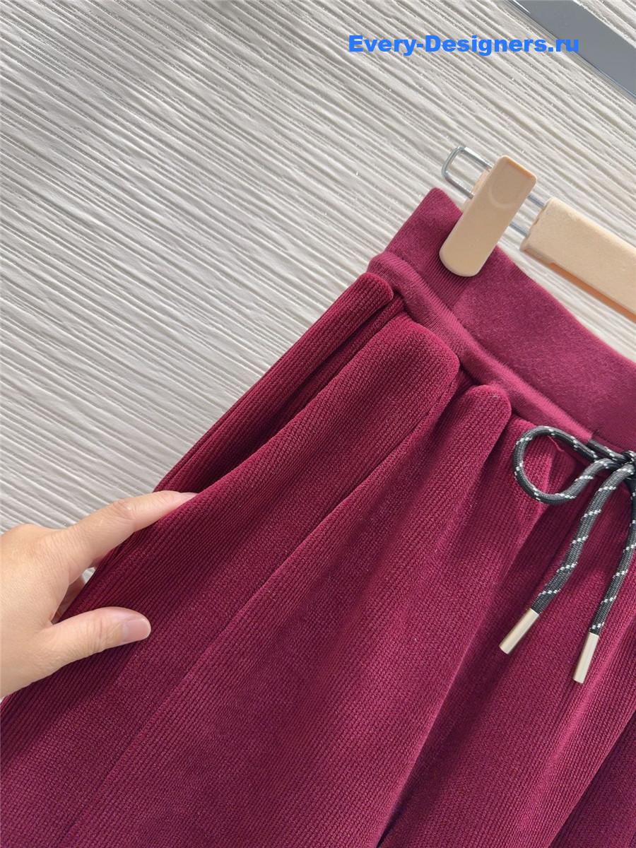 M1um1u new wide-leg trousers