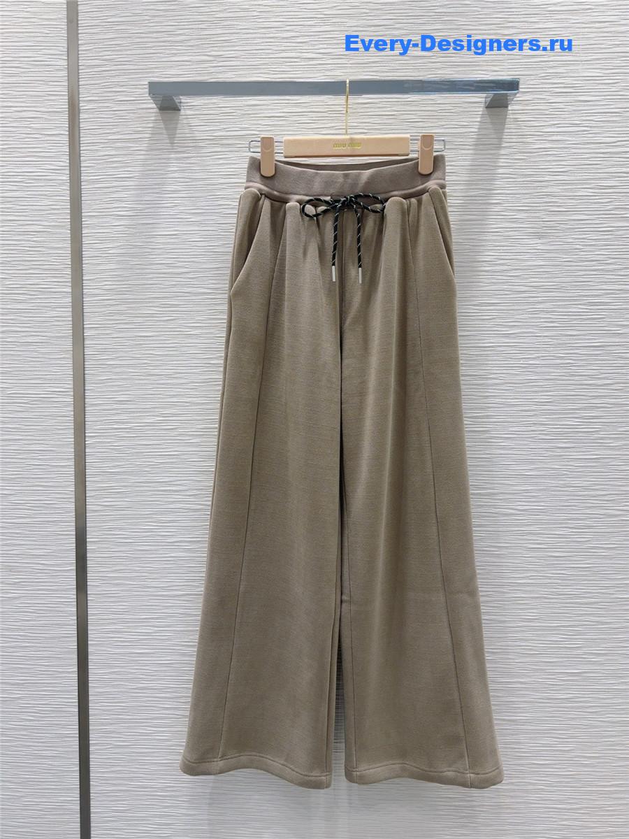 M1um1u new wide-leg trousers