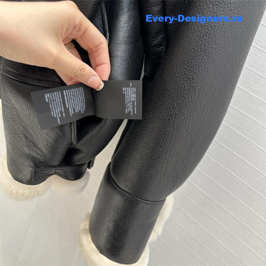 L0ew* fur casual jacket