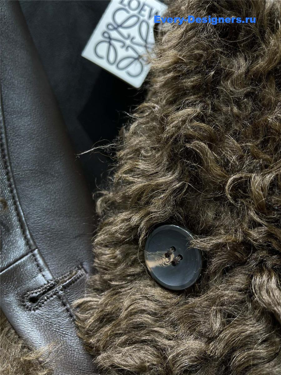 L0ew* shearling fur coat