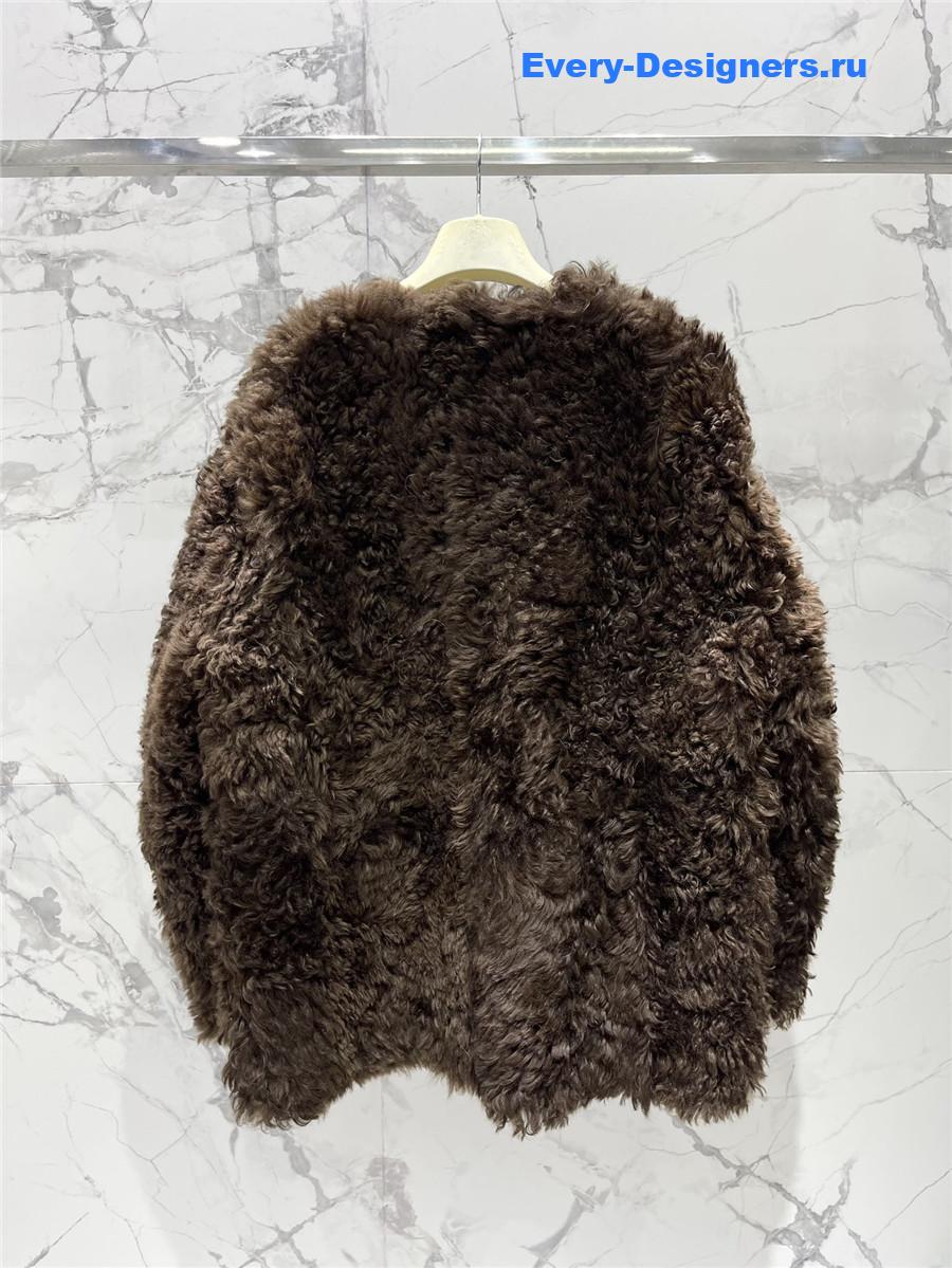 L0ew* shearling fur coat