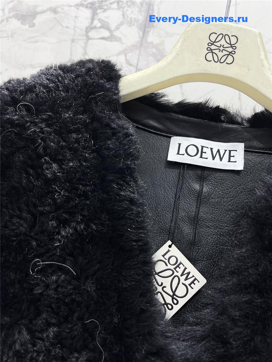 L0ew* shearling fur coat
